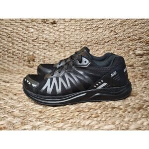 SAS Mission-One Black Men's Athletic Running Shoe Lace Up Vibram Size 9.5 B New!